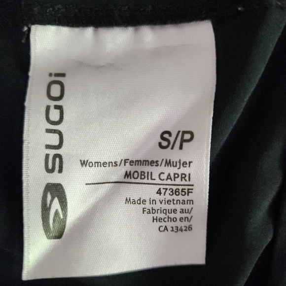 SUGOI Mobil Cycling Capri Pants black โ size small - Picture 8 of 10